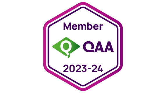 Quality Assurance Agency 2023-24 logo