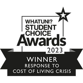 Whatuni Student Choice Awards 2023 - Winner response to cost of living crisis