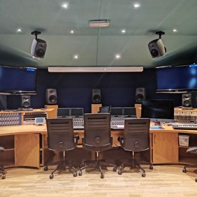 Audio and Music facilities room in long shot