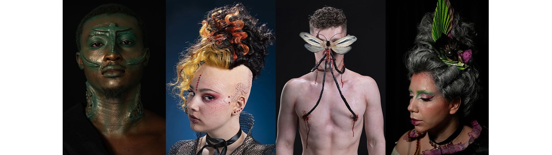 Composite of Hair and Make up students' work
